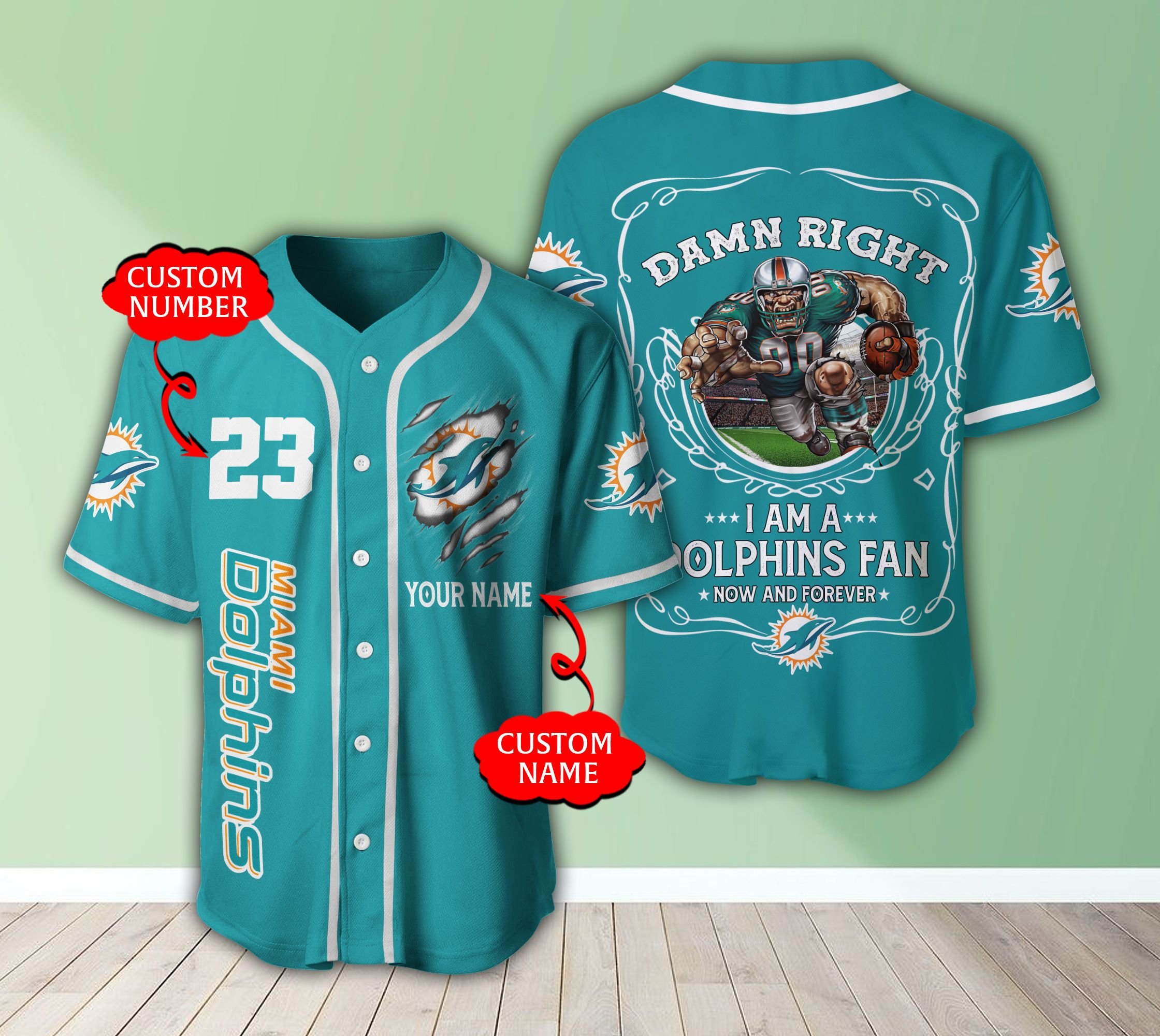 Personalized_Miami_Dolphins_NFL_3D_Baseball_Jersey