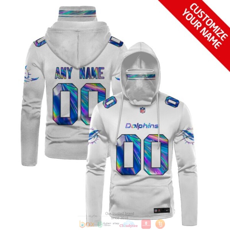 Personalized_Miami_Dolphins_white_hologram_NFL_custom_3d_hoodie_mask