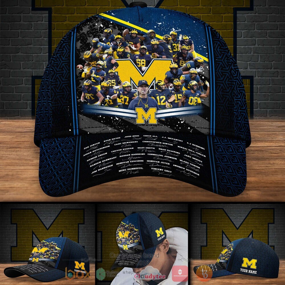 Personalized_Michigan_Wolverines_Football_Player_NCAA_Custom_cap