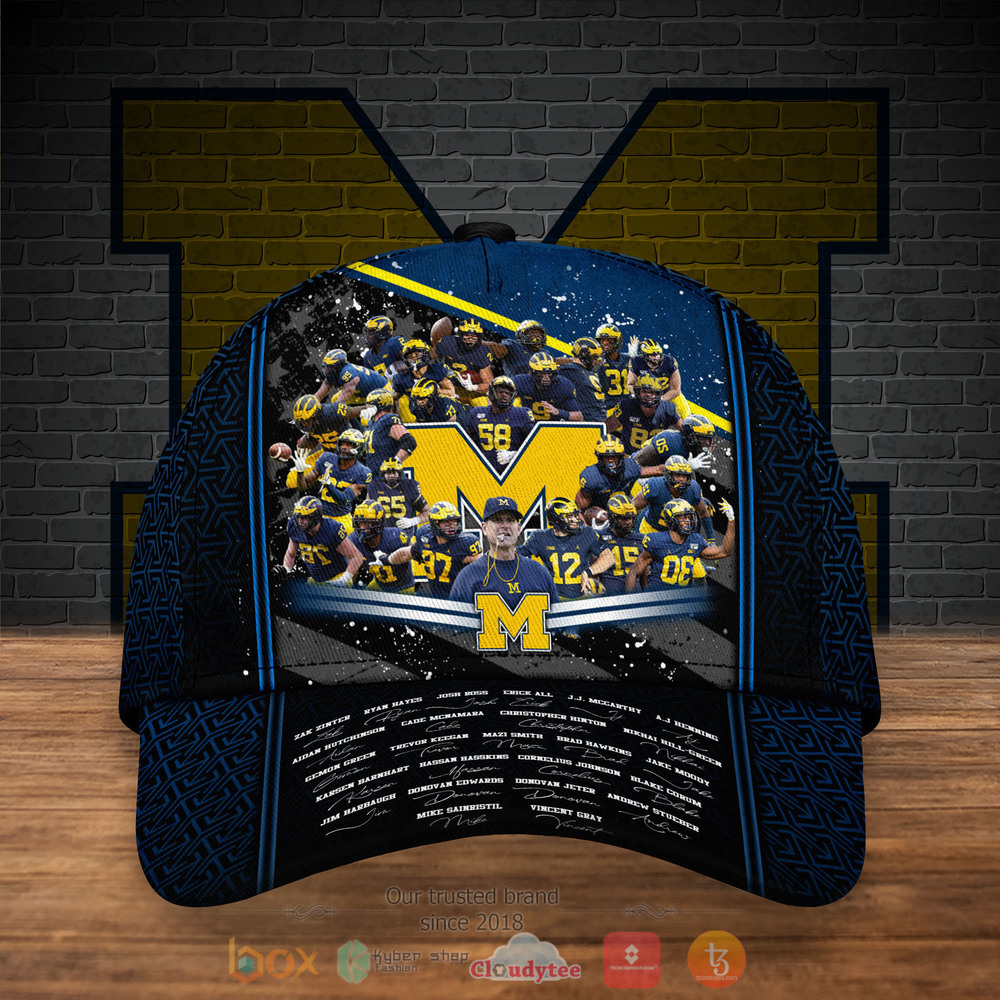 Personalized_Michigan_Wolverines_Football_Player_NCAA_Custom_cap_1
