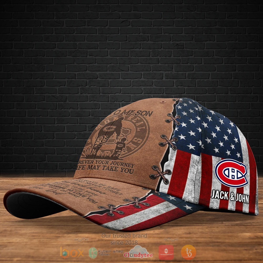Personalized_Montreal_Canadiens_NHL_To_My_Son_Custom_Cap_1