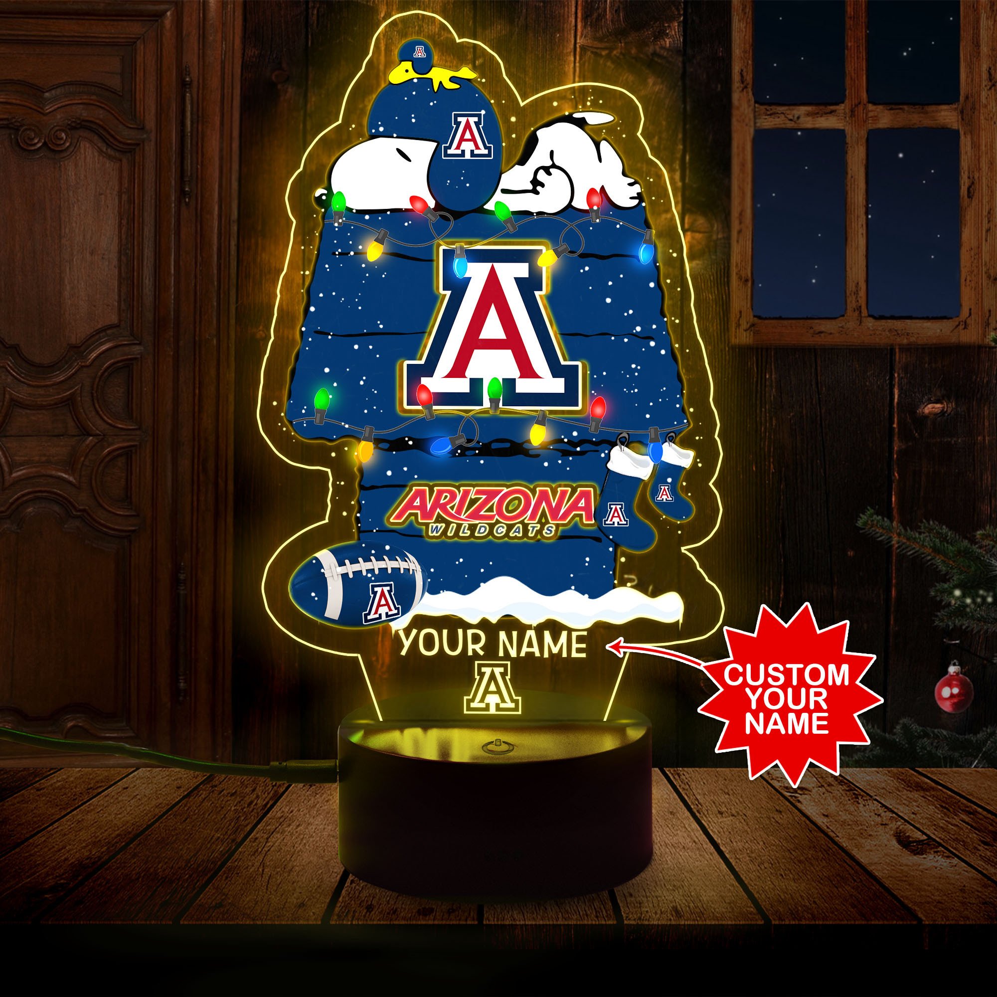 Personalized_NCAA_Arizona_Wildcats_Led_Lamp