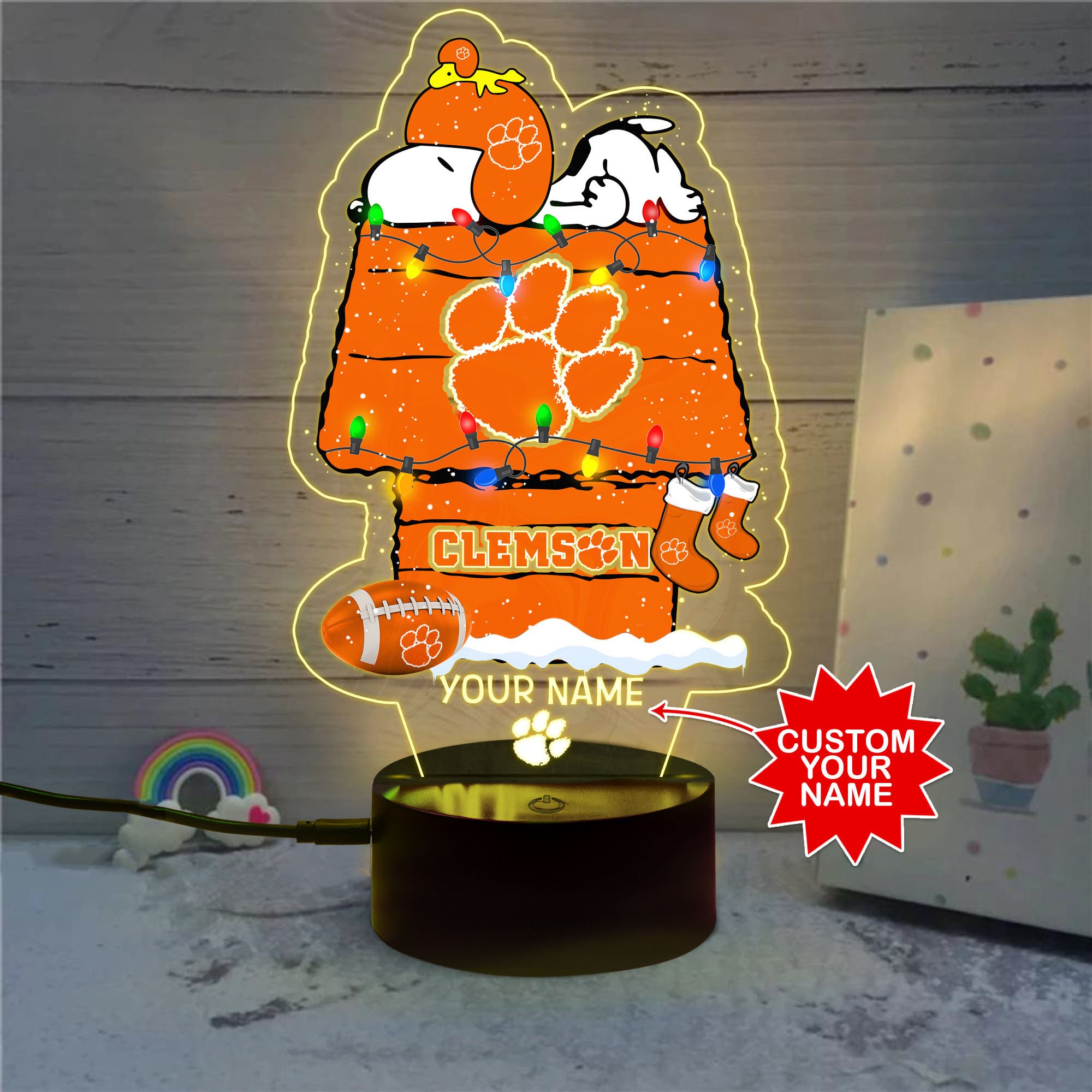 Personalized_NCAA_Clemson_Tigers_Led_Lamp_1