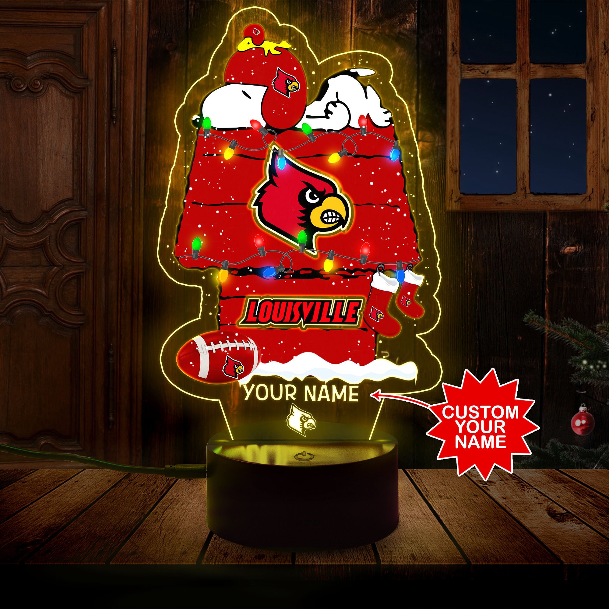 Personalized_NCAA_Louisville_Cardinals_Led_Lamp