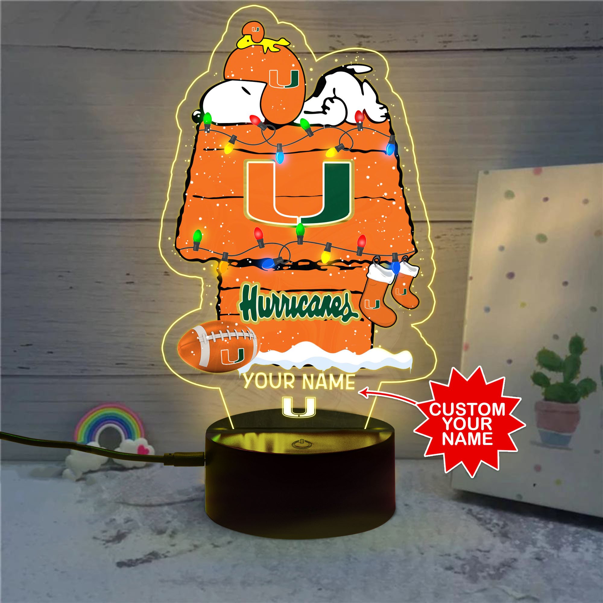 Personalized_NCAA_Miami_Hurricanes_Led_Lamp_1