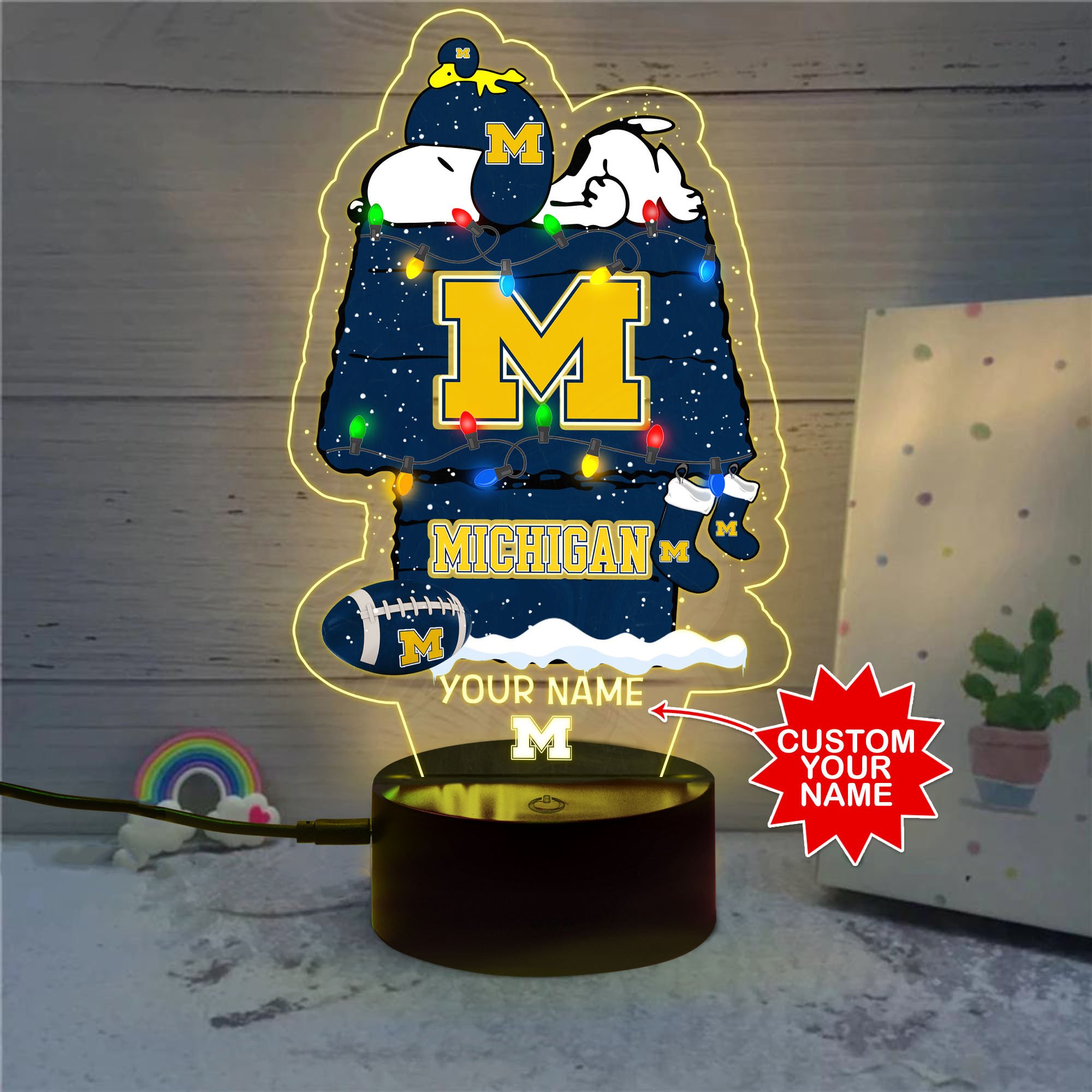 Personalized_NCAA_Michigan_Wolverines_Led_Lamp_1