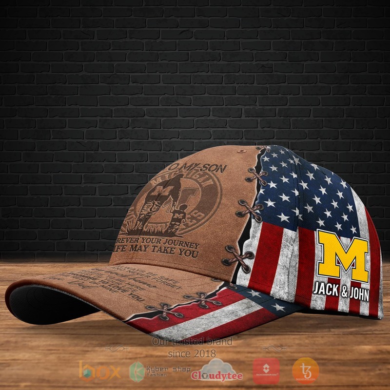 Personalized_NCAA_Michigan_Wolverines_Sport_Cap_1