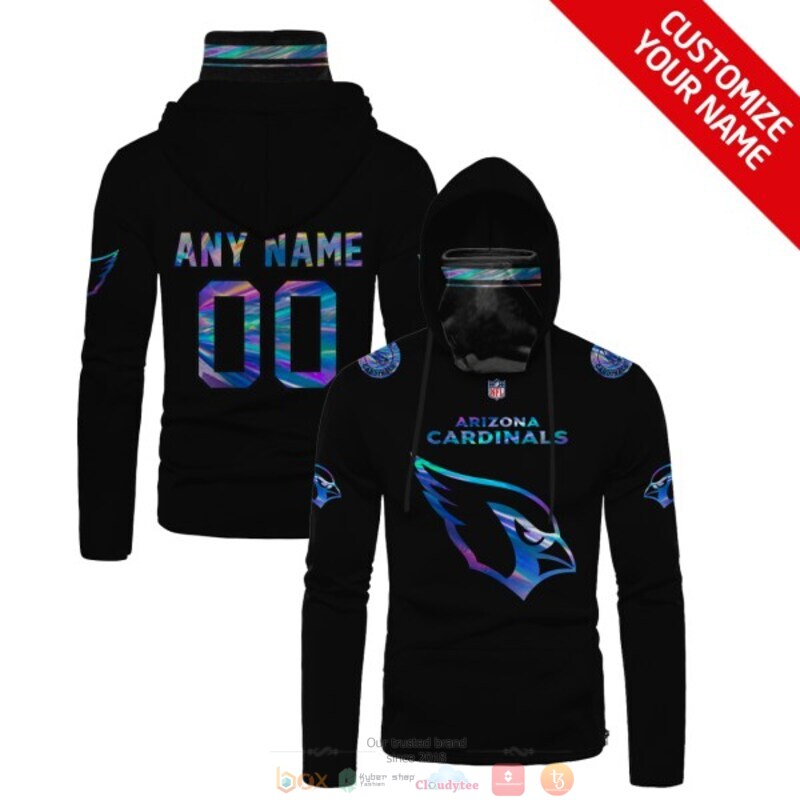 Personalized_NFL_Arizona_Cardinals_black_custom_3d_hoodie_mask