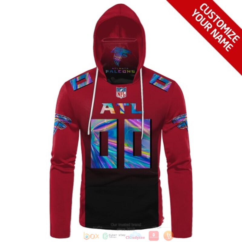 Personalized_NFL_Atlanta_Falcons_red_custom_3d_hoodie_mask_1