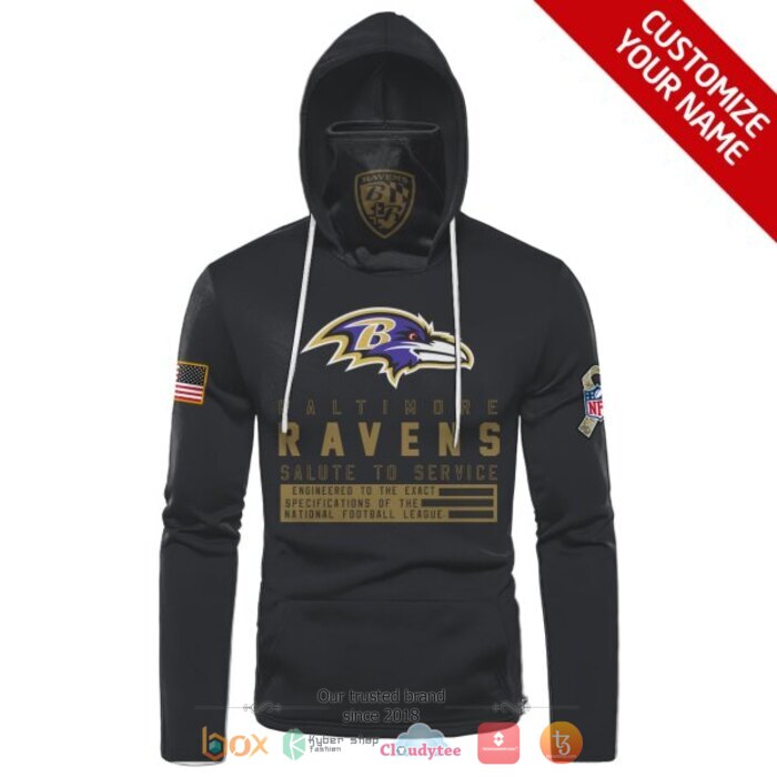 Personalized_NFL_Baltimore_Ravens_Black_3d_hoodie_mask_1