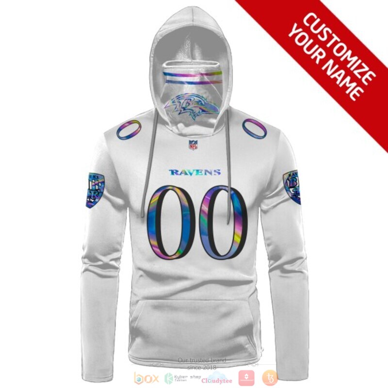 Personalized_NFL_Baltimore_Ravens_white_custom_3d_hoodie_mask_1