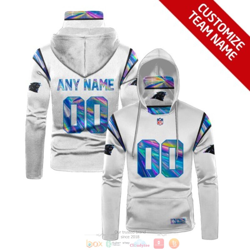 Personalized_NFL_Carolina_Panthers_white_hologram_custom_3d_hoodie_mask