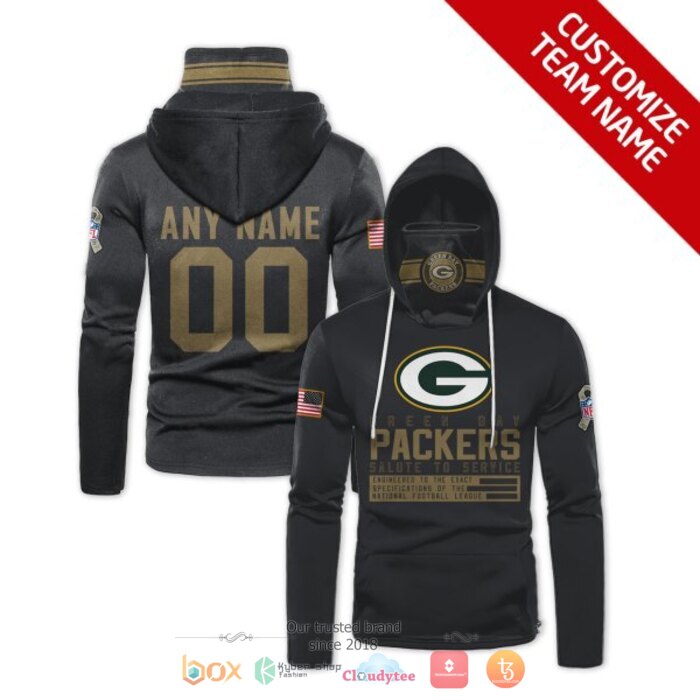 Personalized_NFL_Green_Bay_Packers_Black_3d_hoodie_mask