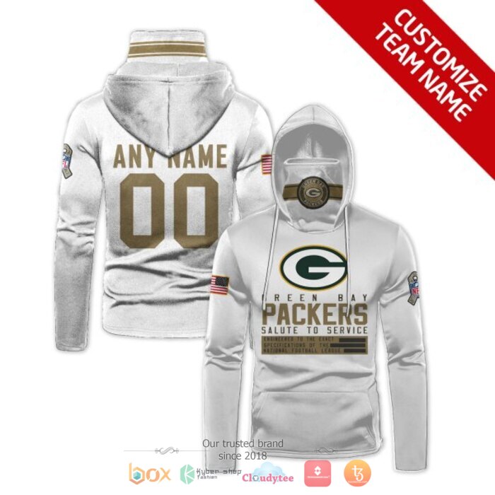 Personalized_NFL_Green_Bay_Packers_White_3d_hoodie_mask