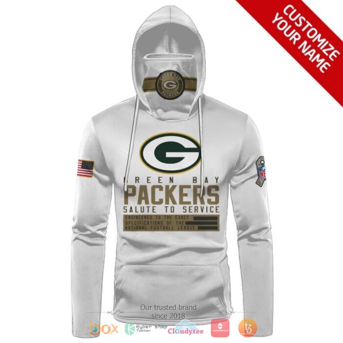 Personalized_NFL_Green_Bay_Packers_White_3d_hoodie_mask_1