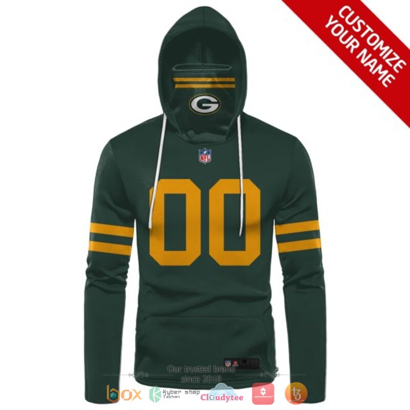 Personalized_NFL_Green_Bay_Packers_dark_green_custom_3d_hoodie_mask_1