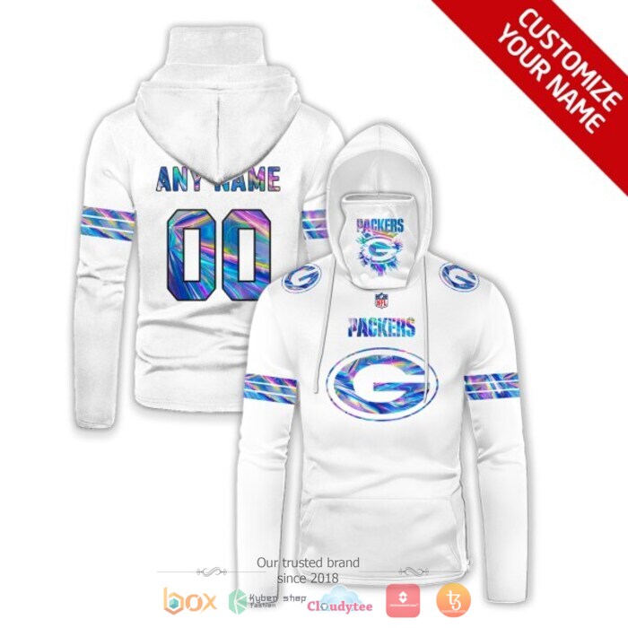 Personalized_NFL_Green_Bay_Packers_white_hologram_color_3d_hoodie_mask