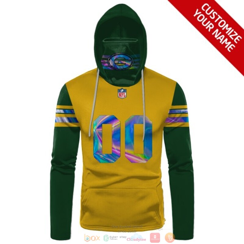 Personalized_NFL_Green_Bay_Packers_yellow_green_custom_3d_hoodie_mask_1