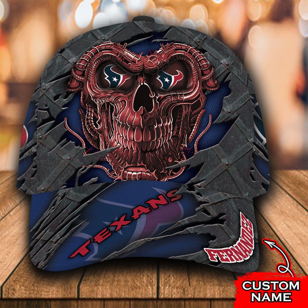 Personalized_NFL_Houston_Texans_Skull_Custom_Classic_Cap