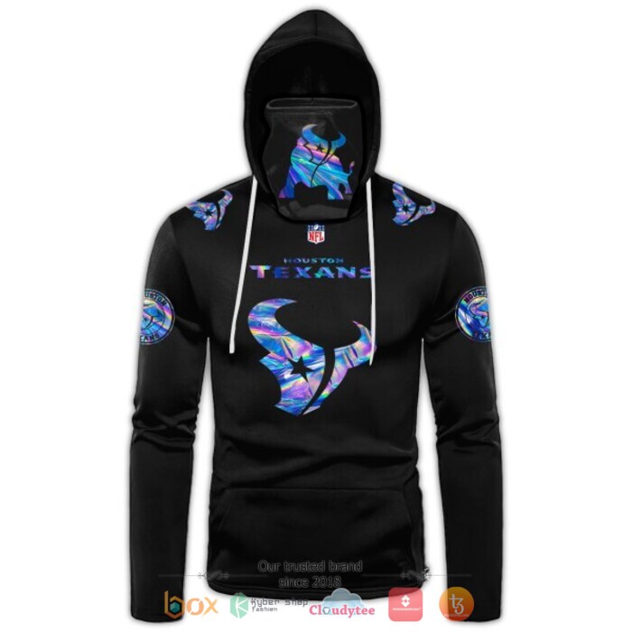 Personalized_NFL_Houston_Texans_black_hologram_color_3d_hoodie_mask_1