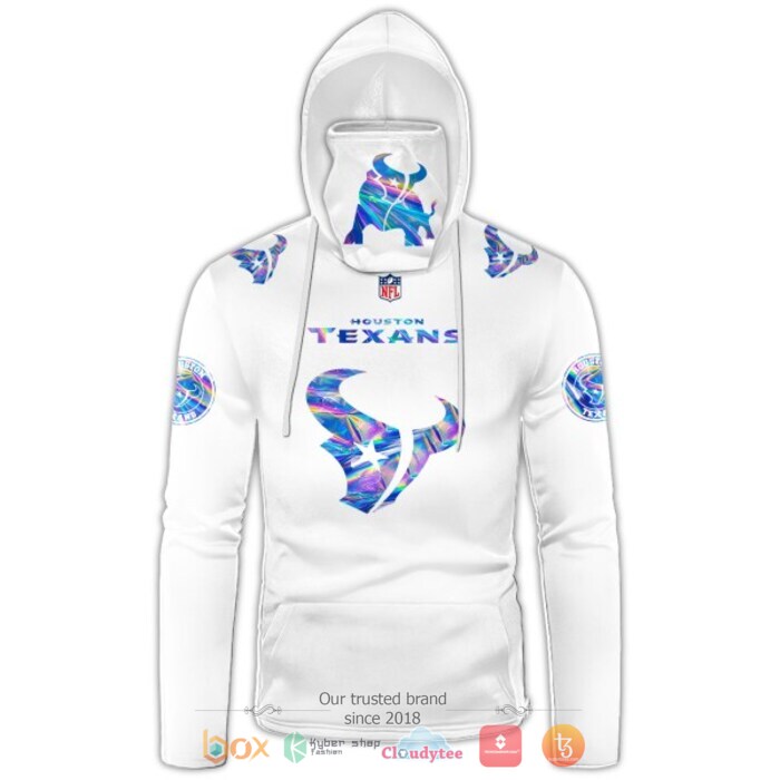 Personalized_NFL_Houston_Texans_white_hologram_color_3d_hoodie_mask_1