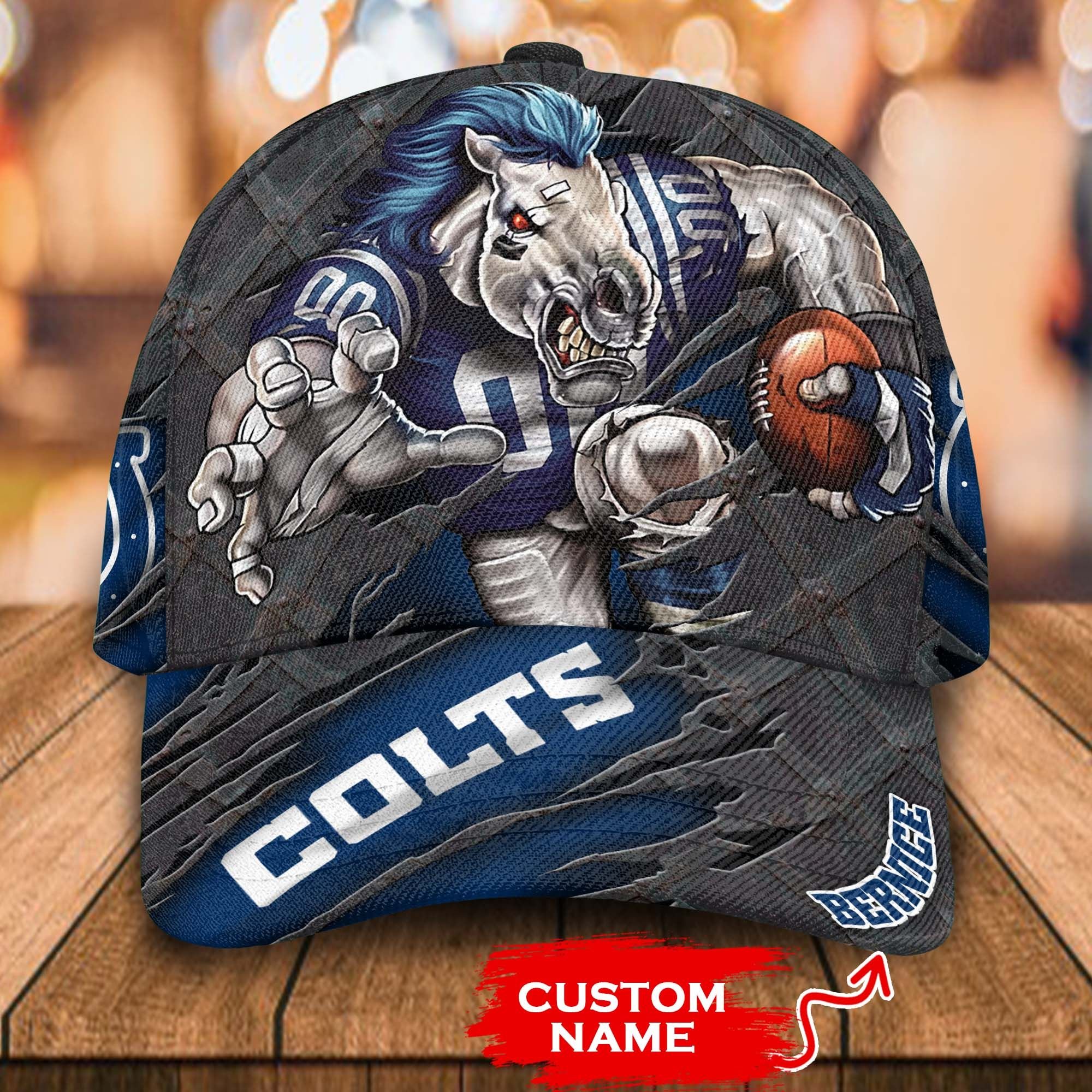 Personalized_NFL_Indianapolis_Colts_Mascost_Custom_Cap