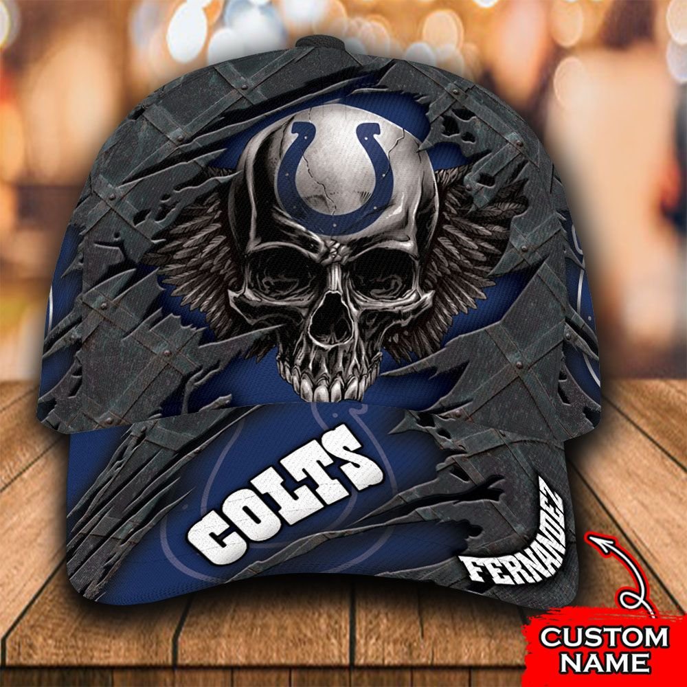 Personalized_NFL_Indianapolis_Colts_Skull_Custom_Cap