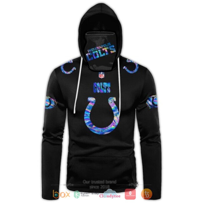 Personalized_NFL_Indianapolis_Colts_black_hologram_color_3d_hoodie_mask_1