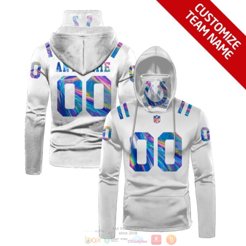 Personalized_NFL_Indianapolis_Colts_white_custom_3d_hoodie_mask