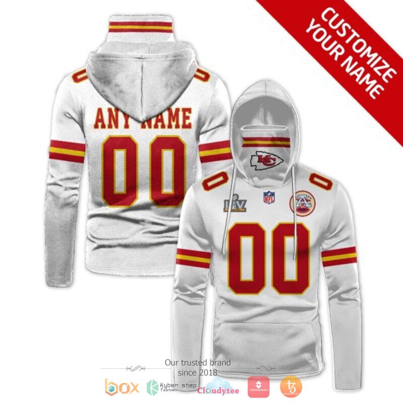Personalized_NFL_Kansas_City_Chiefs_LIV_white_custom_hoodie_mask