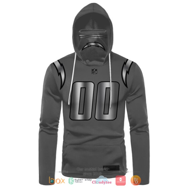 Personalized_NFL_Los_Angeles_Chargers_dark_grey_custom_3d_hoodie_mask_1