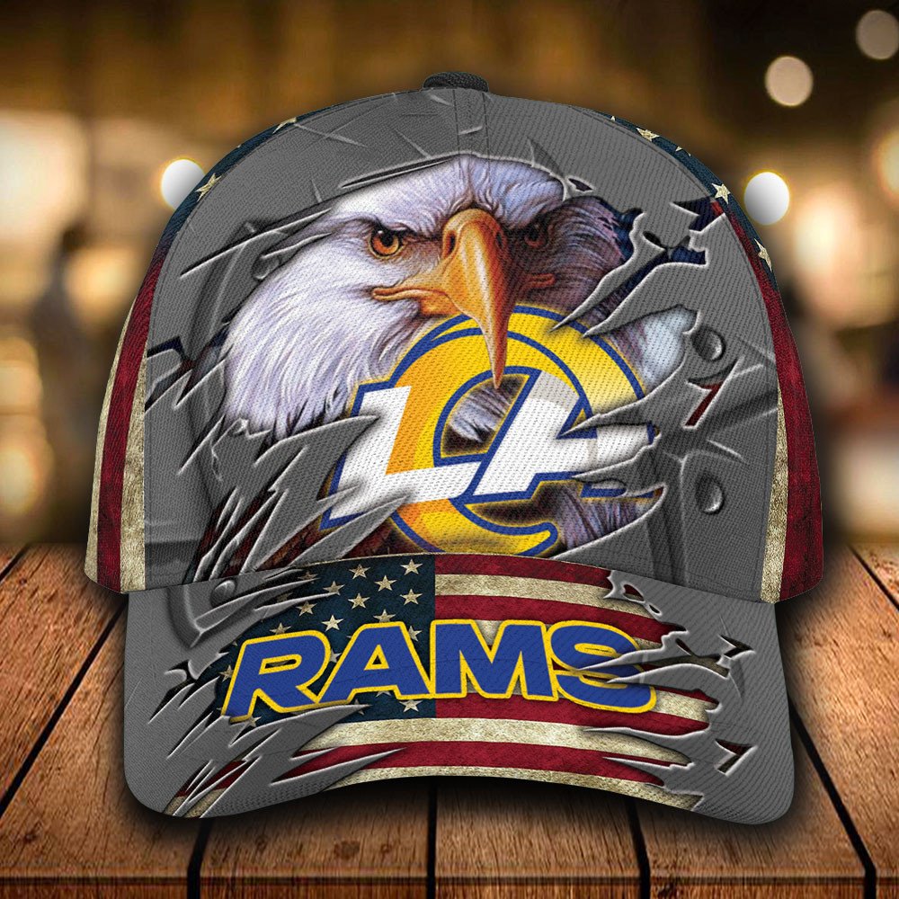 Personalized_NFL_Los_Angeles_Rams_Eagle_Custom_Cap