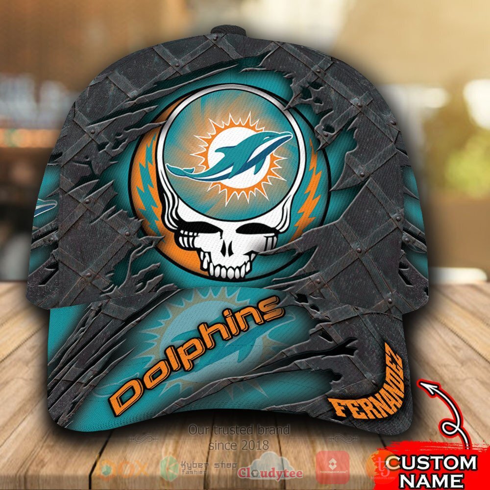 Personalized_NFL_Miami_Dolphins_Grateful_Dead_Skull_Cap