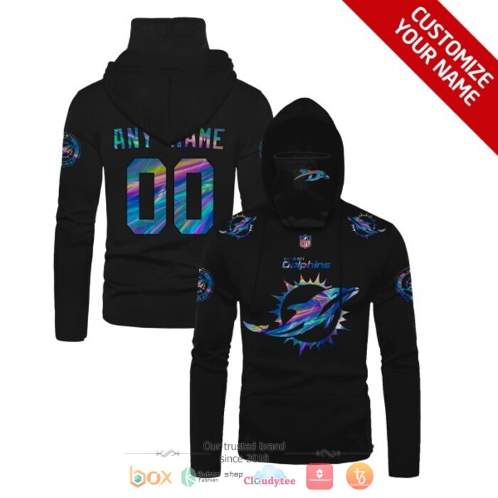 Personalized_NFL_Miami_Dolphins_black_hologram_color_3d_hoodie_mask