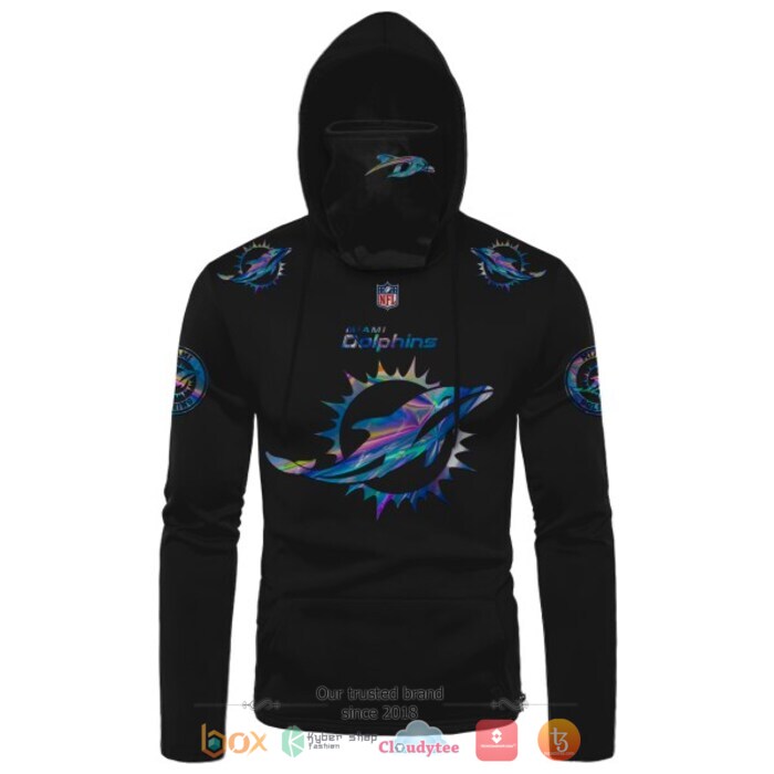 Personalized_NFL_Miami_Dolphins_black_hologram_color_3d_hoodie_mask_1