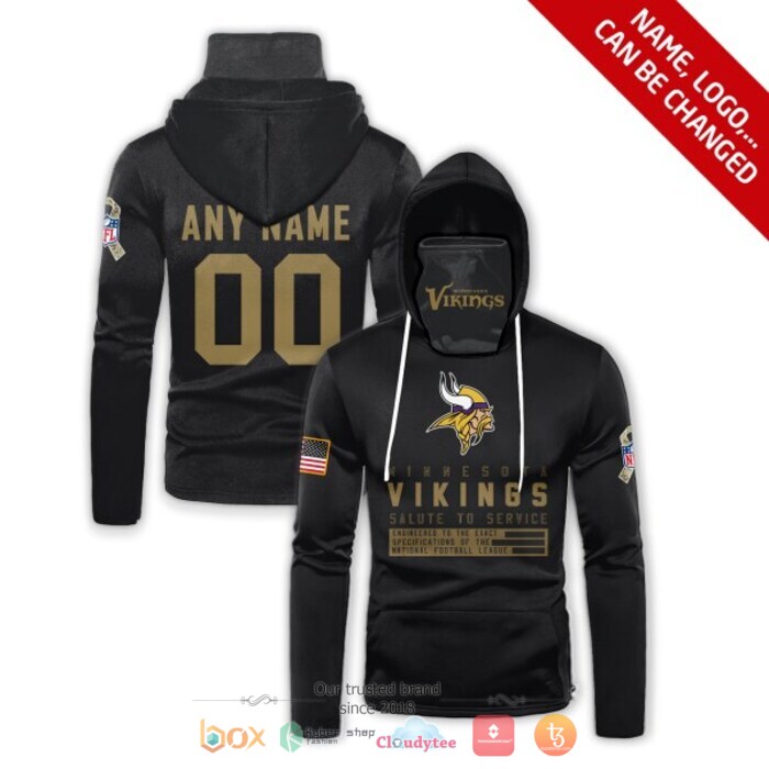 Personalized_NFL_Minnesota_Vikings_Black_3d_hoodie_mask