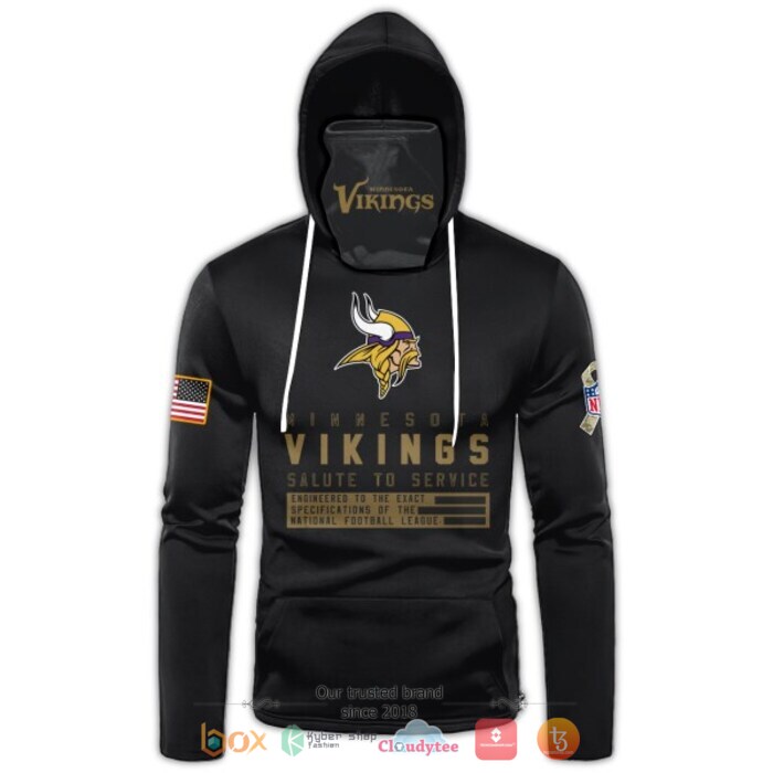 Personalized_NFL_Minnesota_Vikings_Black_3d_hoodie_mask_1