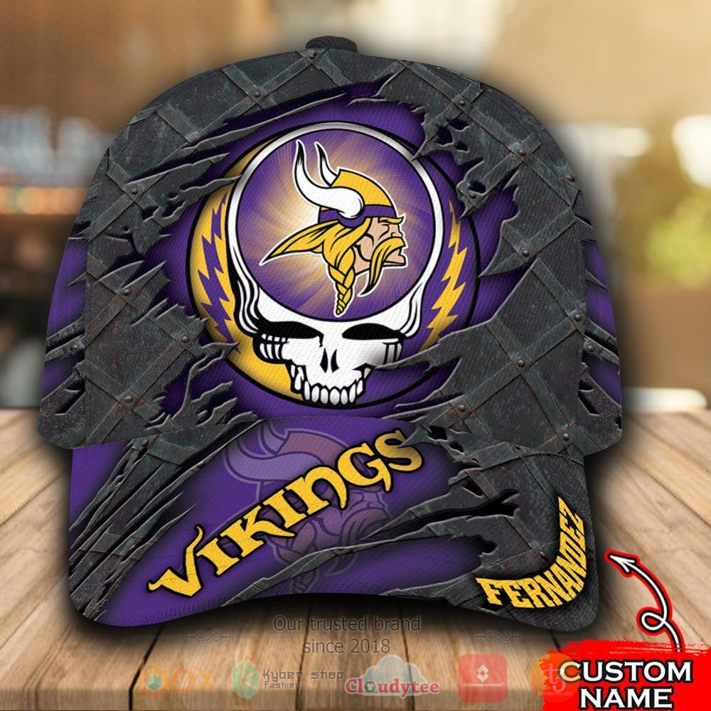 Personalized_NFL_Minnesota_Vikings_Grateful_Dead_Skull_Cap