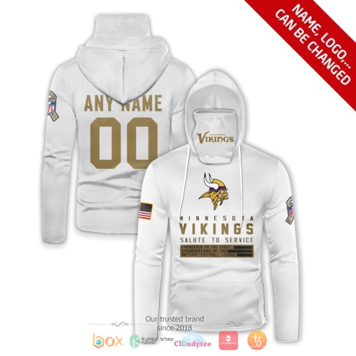 Personalized_NFL_Minnesota_Vikings_White_3d_hoodie_mask
