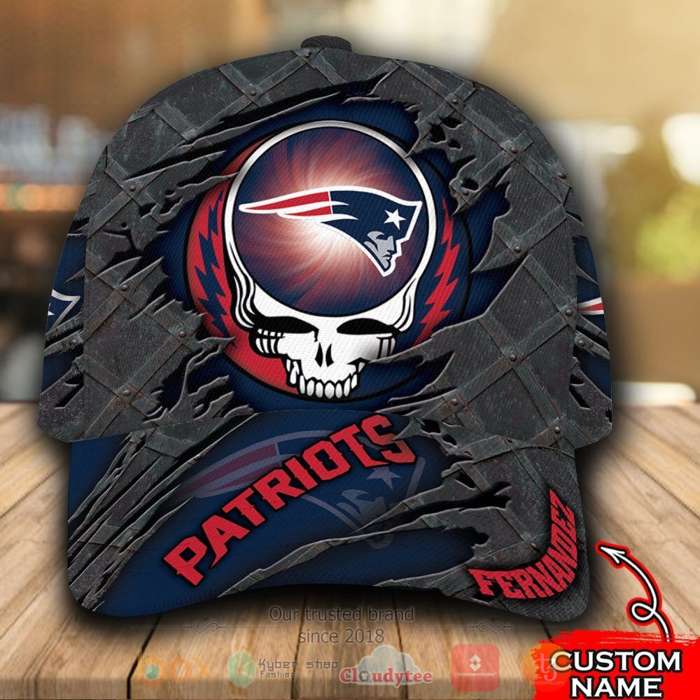 Personalized_NFL_New_England_Patriots_Grateful_Dead_Skull_Cap