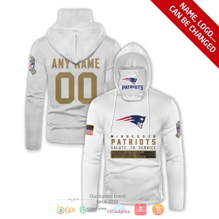 Personalized_NFL_New_England_Patriots_White_3d_hoodie_mask