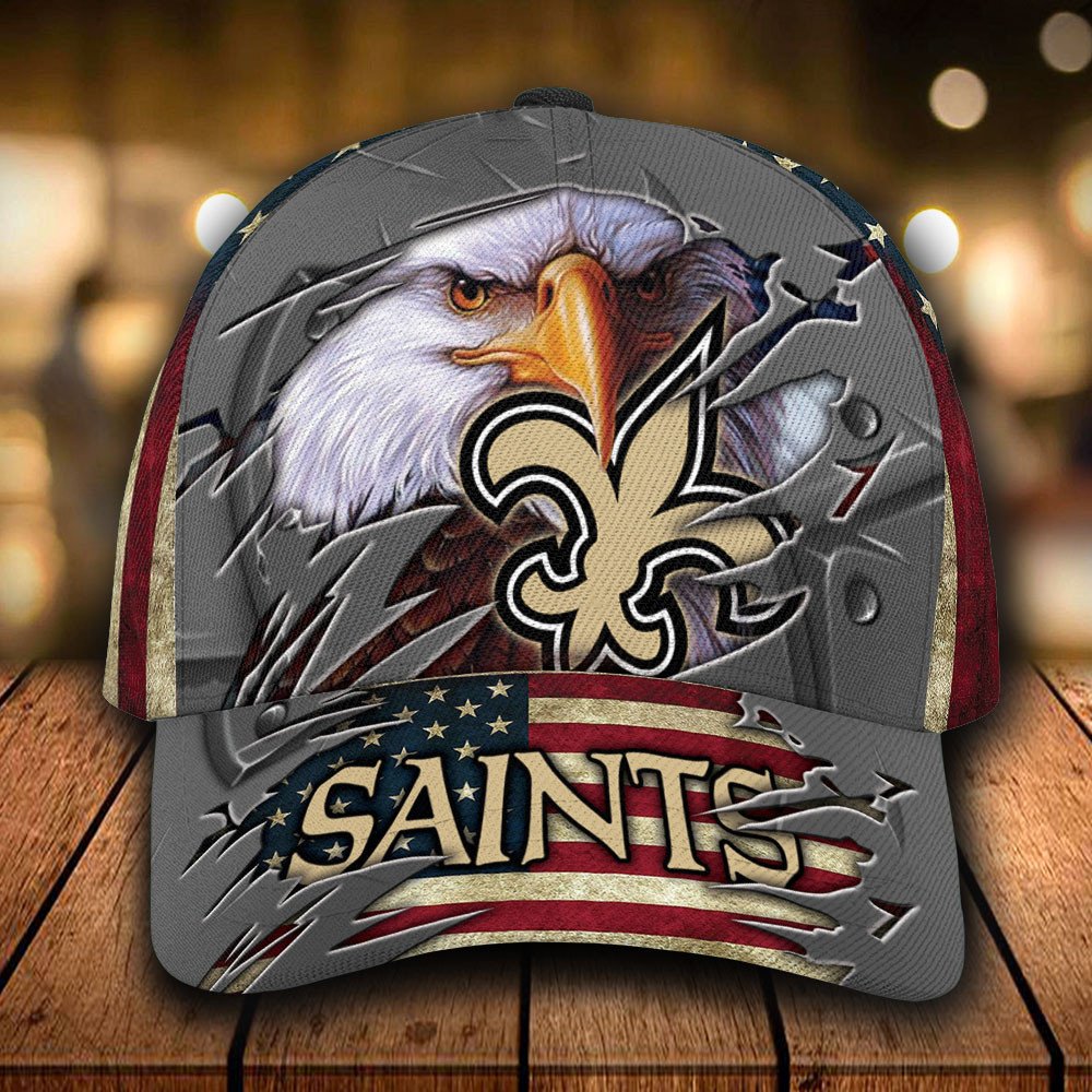 Personalized_NFL_New_Orleans_Saints_Eagle_Custom_Cap