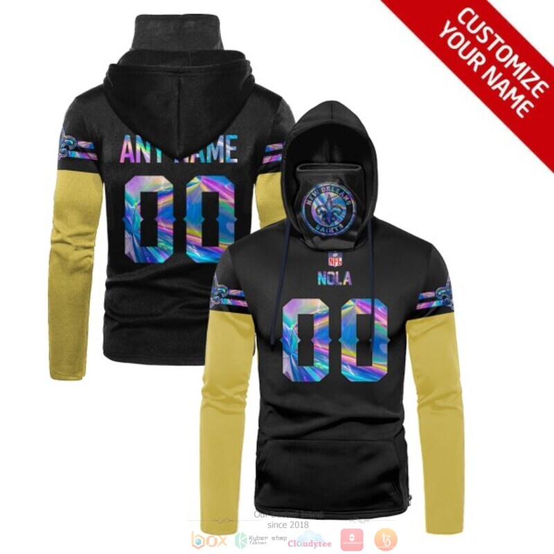Personalized_NFL_New_Orleans_Saints_NOLA_black_custom_3d_hoodie_mask