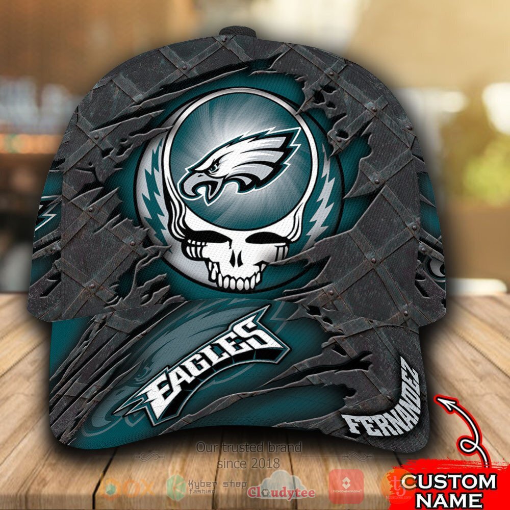 Personalized_NFL_Philadelphia_Eagles_Grateful_Dead_Skull_Cap