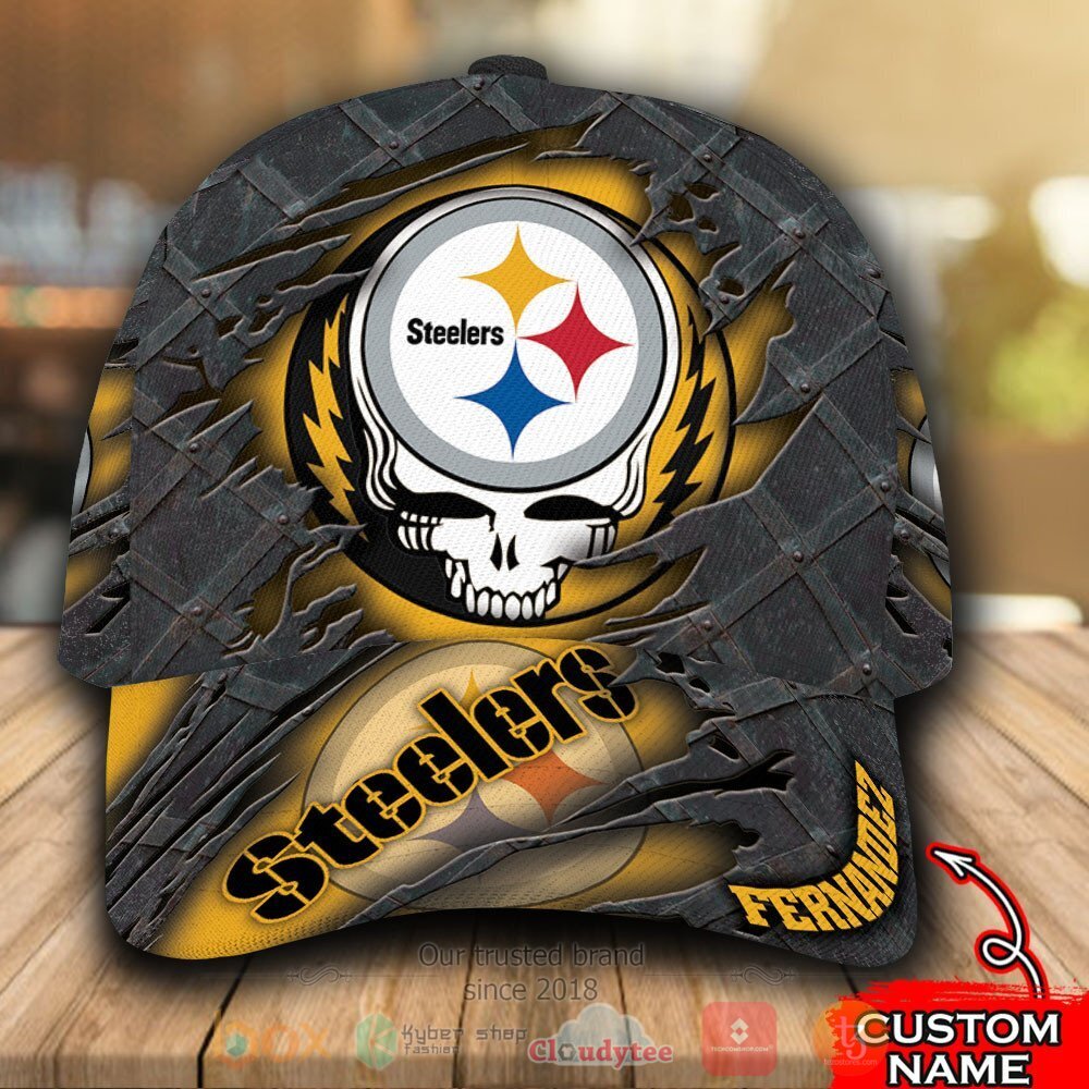 Personalized_NFL_Pittsburgh_Steelers_Grateful_Dead_Skull_Cap