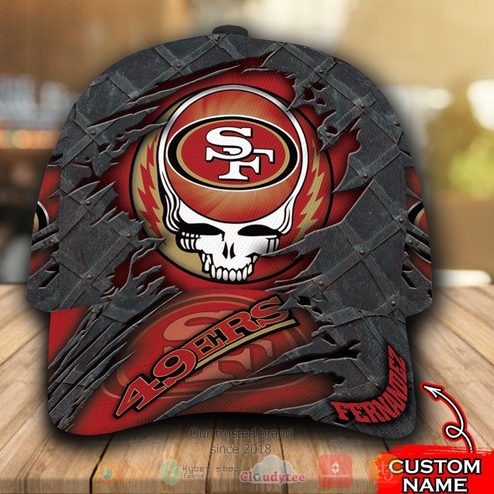Personalized_NFL_San_Francisco_49Ers_Grateful_Dead_Skull_Cap