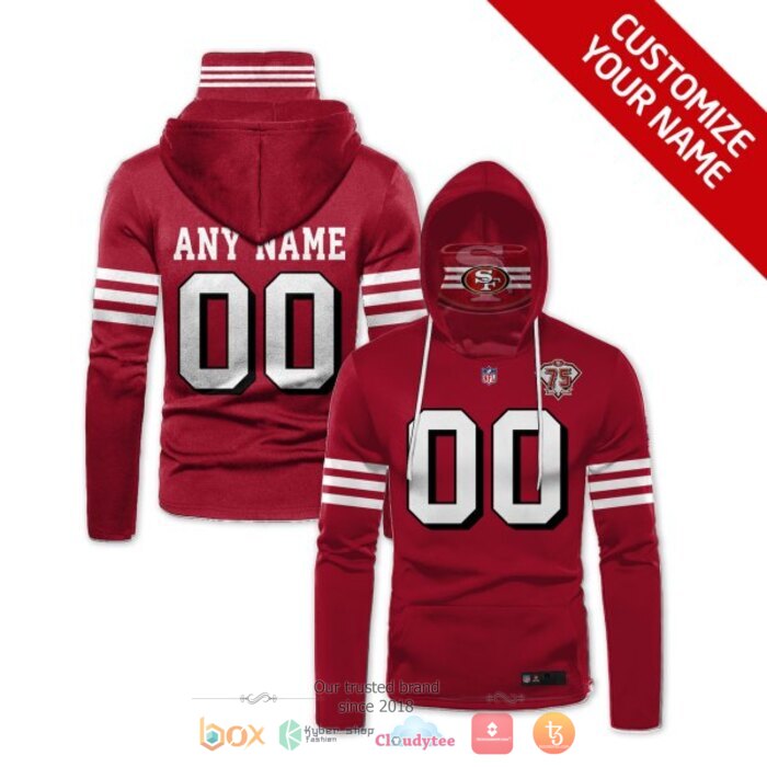 Personalized_NFL_San_Francisco_49ers_75th_Red_3d_hoodie_mask