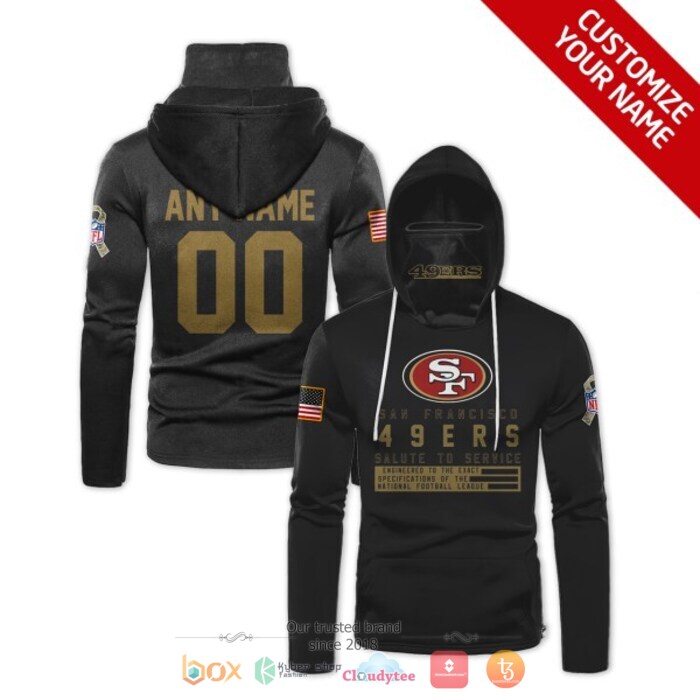 Personalized_NFL_San_Francisco_49ers_Black_3d_hoodie_mask