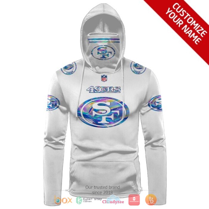 Personalized_NFL_San_Francisco_49ers_white_hologram_color_3d_hoodie_mask_1