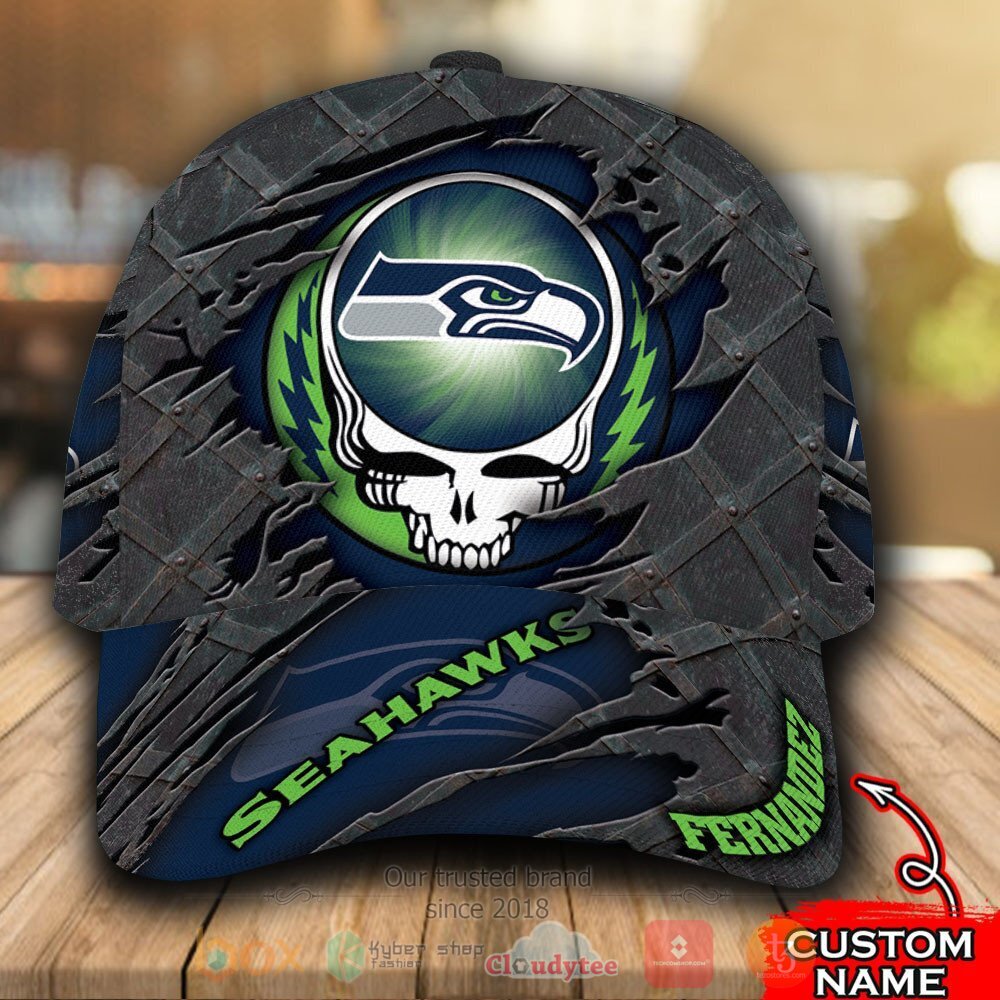 Personalized_NFL_Seattle_Seahawks_Grateful_Dead_Skull_Cap